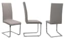 Beautex Stuhlhusse 2er Set Jersey Grau Elastische Stretch-Husse aus Baumwolle Bild 1