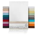 Beautex Spannbettlaken Jersey 160g/m² Baumwolle Weiß Rundumgummi Bild 2