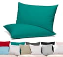 Beautex Kissenhüllen 2er Set Baumwolle Jersey 160g/m² Bild 2