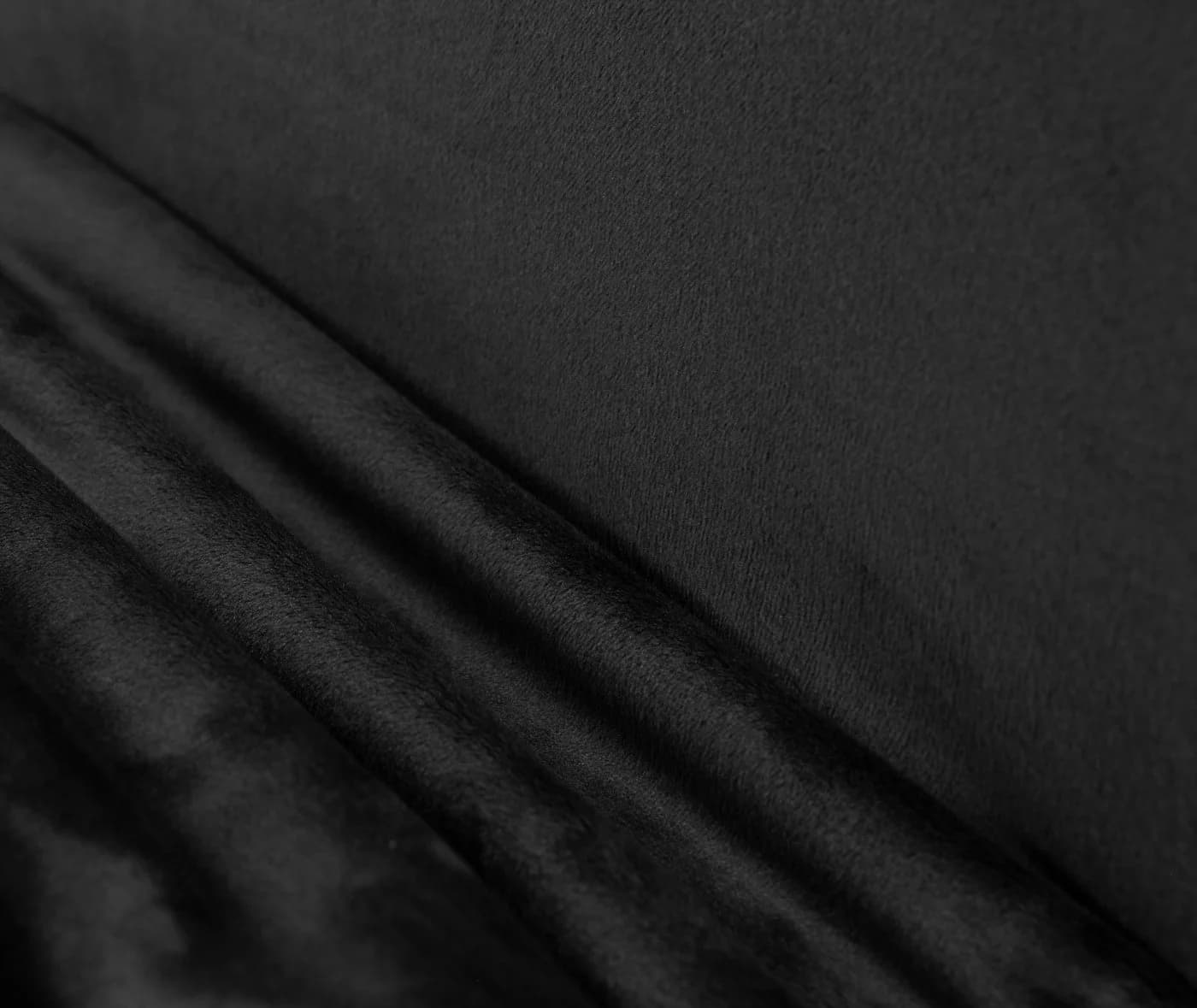 Beautex Stuhlhusse Lea Schwarz Samt Mikrofaser Stretch Husse - Bild 3