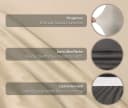 Beautex Stuhlhusse 4er Set LEA Beige Samt Mikrofaser Stretch Bild 4