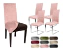 Beautex Stuhlhusse 4er Set LEA Rosa Mikrofaser Stretch Bild 2
