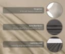 Beautex Stuhlhusse Samt Stretch 6er Set LEA Beige Bild 1