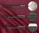 Beautex Stuhlhusse 6er Set LEA Elastische Uni Stretch-Husse Samt Mikrofaser Rot Bild 1