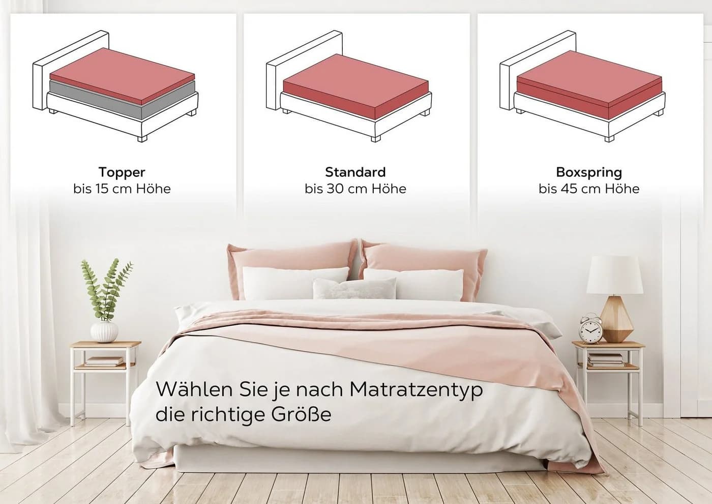 Beautex Spannbettlaken Jersey Baumwolle Premium Beige - Bild 5