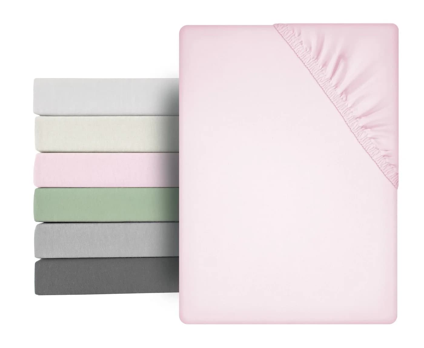 Beautex Spannbettlaken Mikrofaser Rosa Rundumgummizug - Bild 2