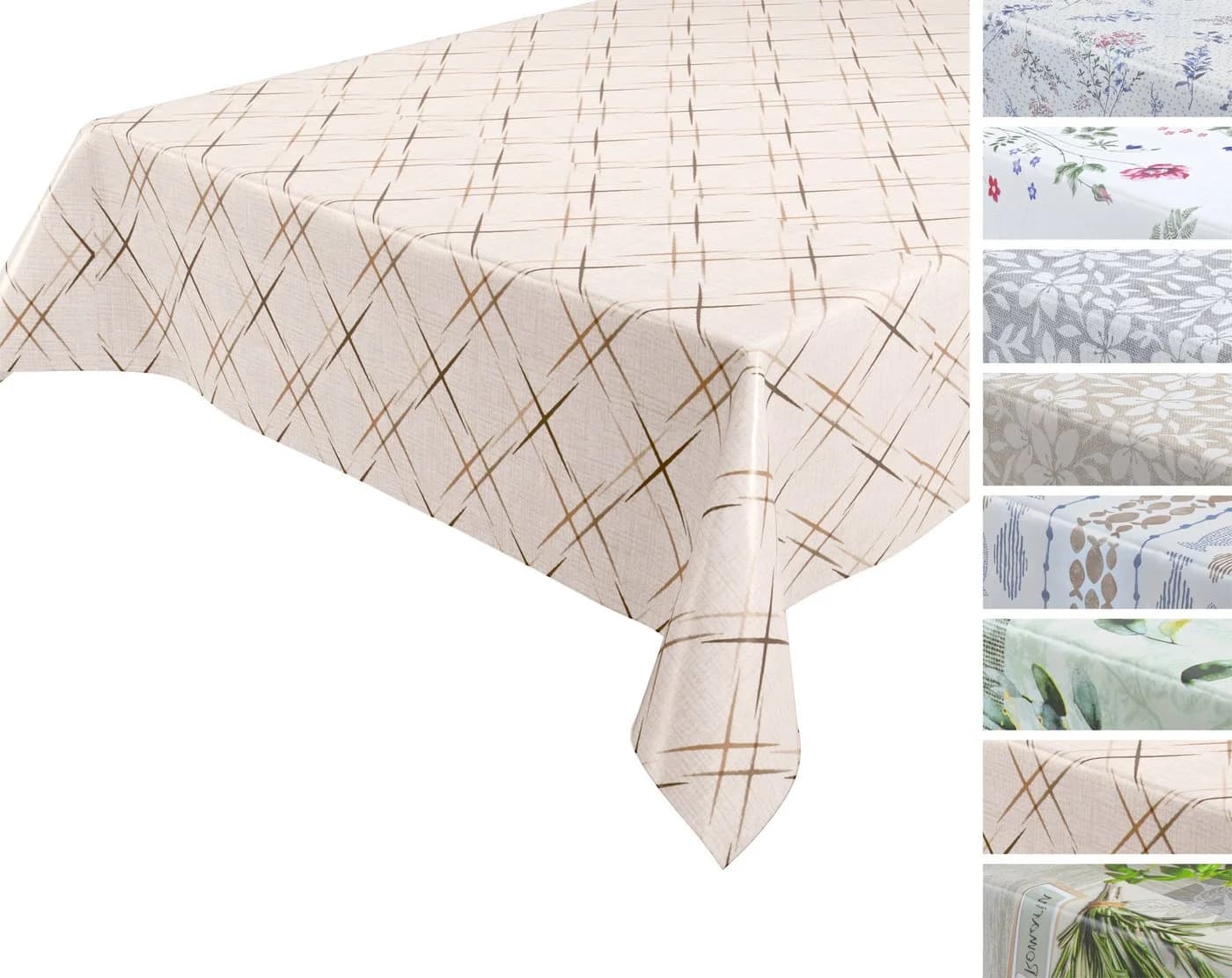 Beautex Wachstuchtischdecke Natur Abwischbar PVC - Bild 2