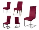 Beautex Stuhlhusse Mikrofaser Bordeaux Elastische Stretch Husse Bild 1
