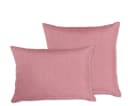 Beautex Kissenhülle Leinen-Optik Rosa mit Reißverschluss Bild 2