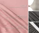 Beautex Stuhlhusse Eva Lang Rosa Samt Mikrofaser Stretch Bild 3