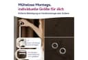 Beautex Verdunkelungsvorhang Ösen blickdicht Dunkelbraun Bild 5