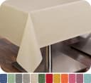 Beautex Tischdecke Tischläufer Leinen Struktur Beige Abwischbar Bild 2