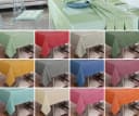 Beautex Tischdecke Tischläufer Leinen Struktur Beige Abwischbar Bild 5