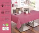 Beautex Tischdecke Tischläufer Leinen Struktur Baumwolle Abwischbar Rosa Bild 3