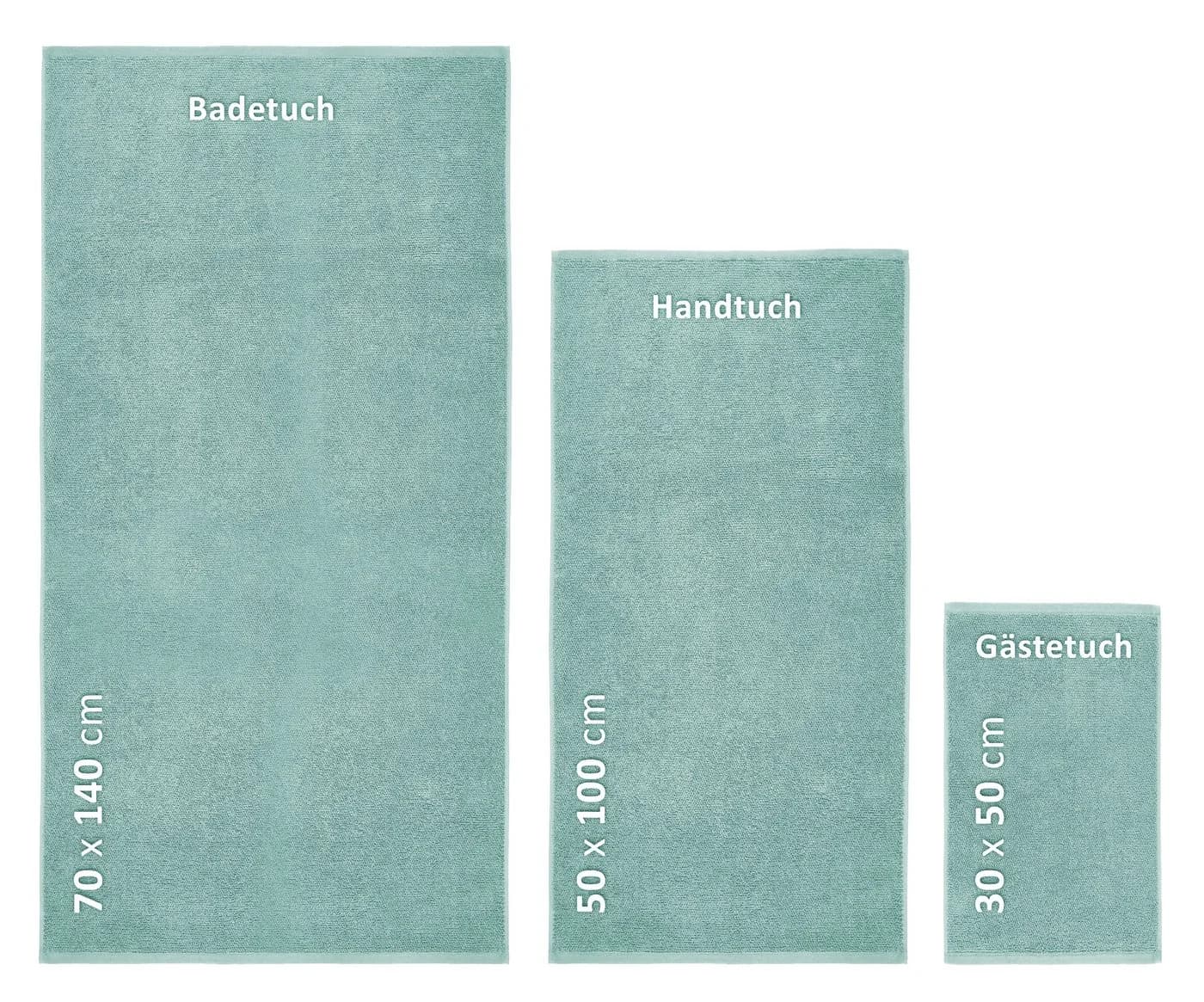Beautex Handtuch Set Multischlaufen-Optik 100% Baumwolle 550g/m² - Bild 3