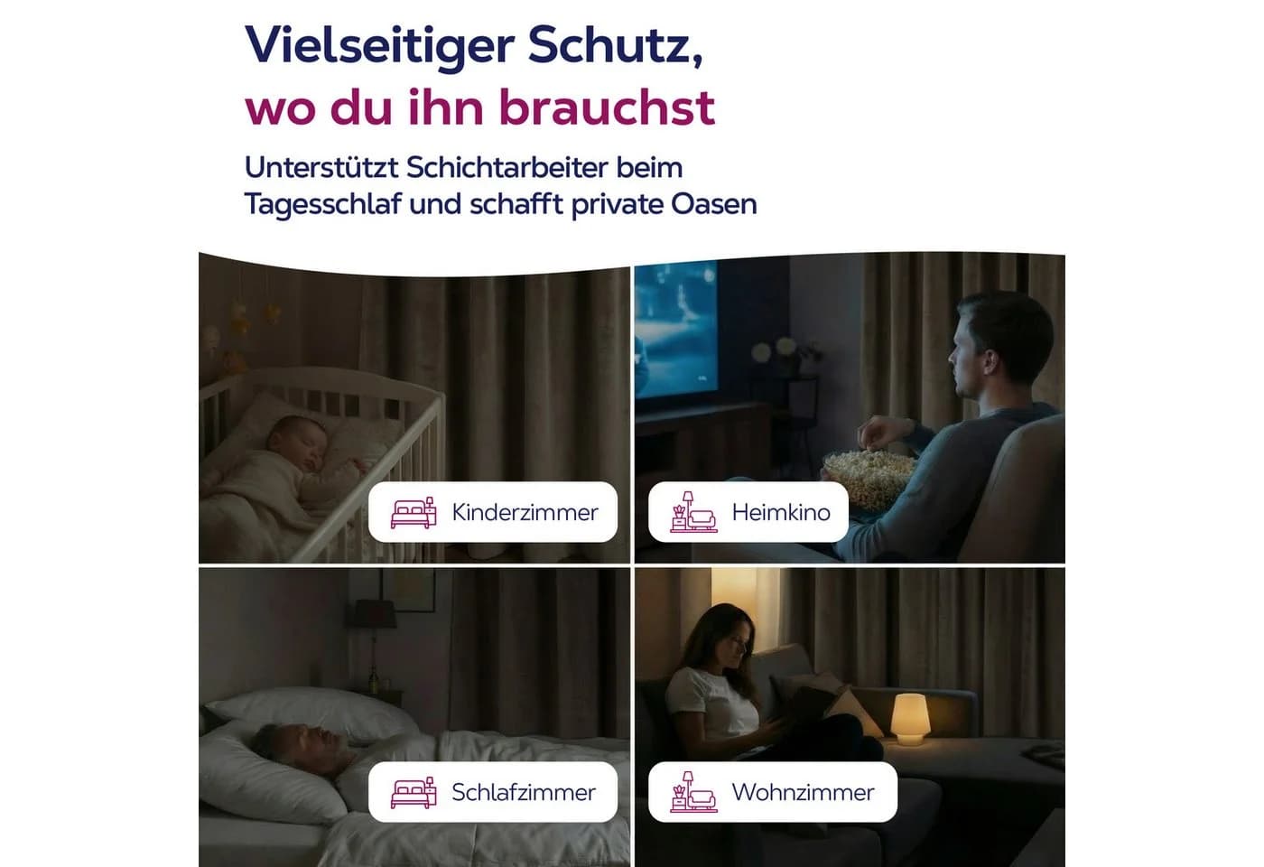 Beautex Samt Vorhang Taupe Ösen Abdunkelnd Blickdicht - Bild 4
