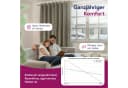 Beautex Samt Vorhang Taupe Ösen Abdunkelnd Blickdicht Bild 5