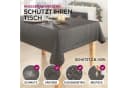 Beautex Tischdecke Lurex Weihnachten Silber Gold Glänzend Weihnachtstisch Bild 3