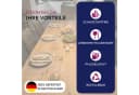 Beautex Tischsets Transparent 4er Set Mattiert PVC Bild 3