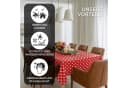 Beautex Tischdecke Punkte Wachstuchtischdecke OVAL RUND ECKIG, Wachstuch abwischbar Bild 1
