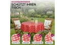Beautex Tischdecke Punkte Wachstuchtischdecke OVAL RUND ECKIG, Wachstuch abwischbar Bild 3