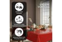 Beautex Tischdecke Uni Wachstuchtischdecke Oval Rund Eckig Rot Bild 1