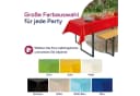 Beautex Partytischdecke Rot 100x250cm wasserabweisend Bild 1