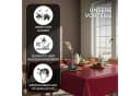 Beautex Tischdecke Uni Wachstuchtischdecke OVAL RUND ECKIG, Wachstuch abwischbar Bild 1