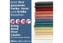 DecoHomeTextil Tischdecke Leinen Optik Dunkelblau Wasserabweisend Bild 3
