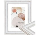 WANDStyle Bilderrahmen H550 Weiß Massivholz Antik Bild 2