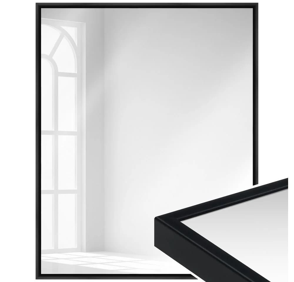 WANDStyle Wandspiegel H270 Schwarz Matt Aluminium Modern - Bild 2