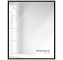 WANDStyle Wandspiegel H270 Schwarz Matt Aluminium Modern Bild 4