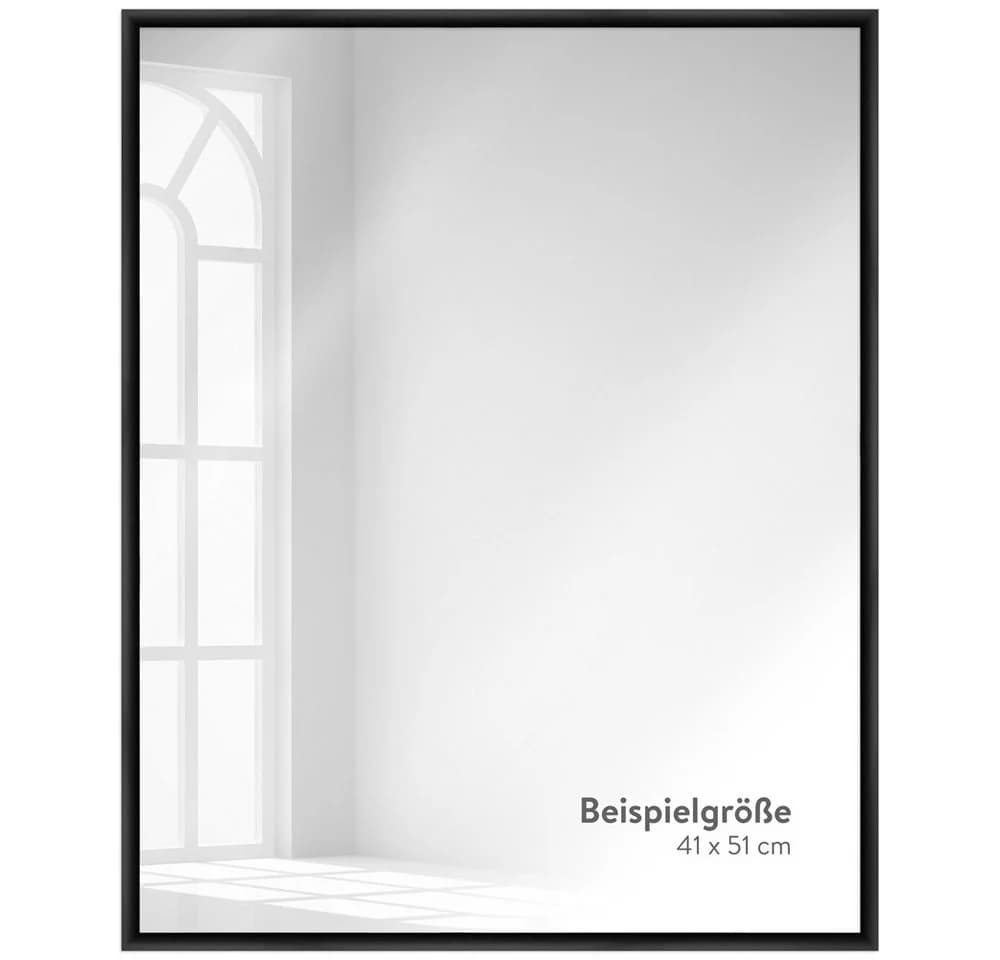 WANDStyle Wandspiegel H270 Schwarz Matt Aluminium Modern - Bild 4
