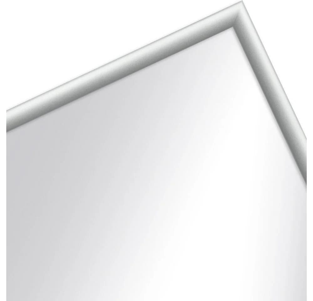 WANDStyle Wandspiegel H270 Silber Matt Aluminium Modern