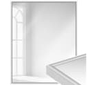 WANDStyle Wandspiegel H270 Silber Matt Aluminium Modern Bild 2