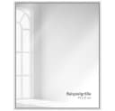 WANDStyle Wandspiegel H270 Silber Matt Aluminium Modern Bild 4