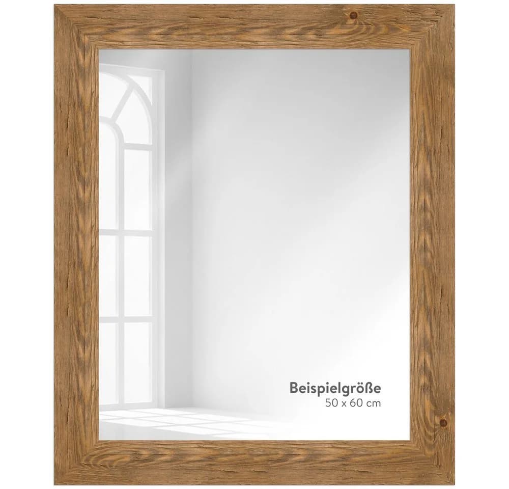 WANDStyle Wandspiegel H780 Eiche-Optik Massivholz Modern - Bild 4