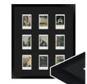 WANDStyle Bilderrahmen H950 Schwarz für 9 Instax Mini Fotos Bild 2