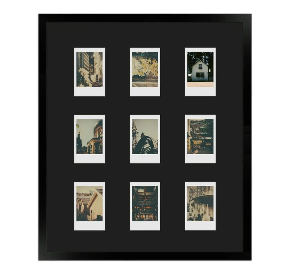 WANDStyle Bilderrahmen H950 Schwarz für 9 Instax Mini Fotos - Bild 3