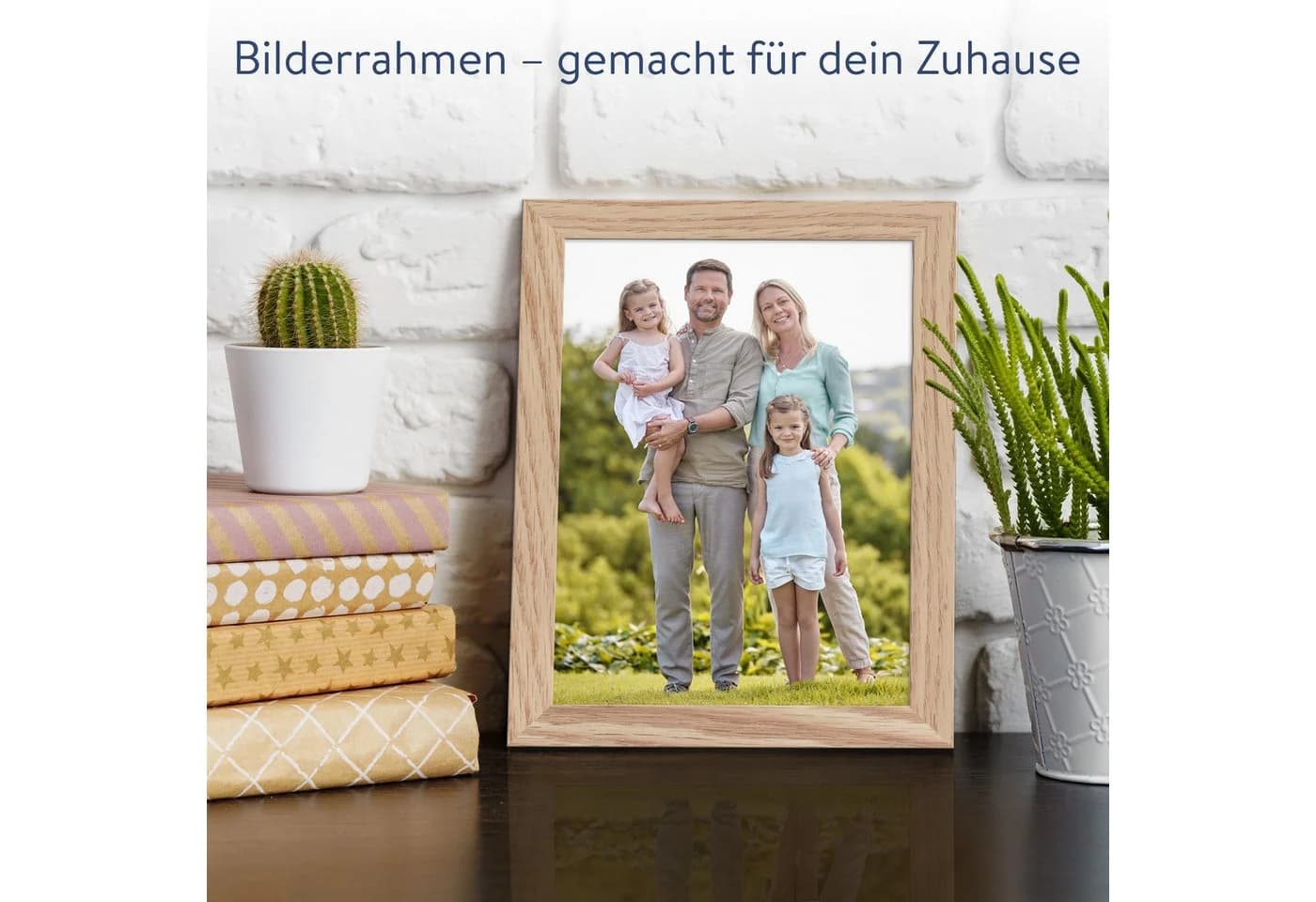 WANDStyle Bilderrahmen H950 Eiche Massivholz 13x18 cm - Bild 3