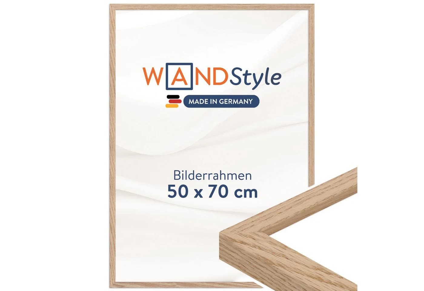 WANDStyle Bilderrahmen H950 Eiche 50x70 cm Modern - Bild 2