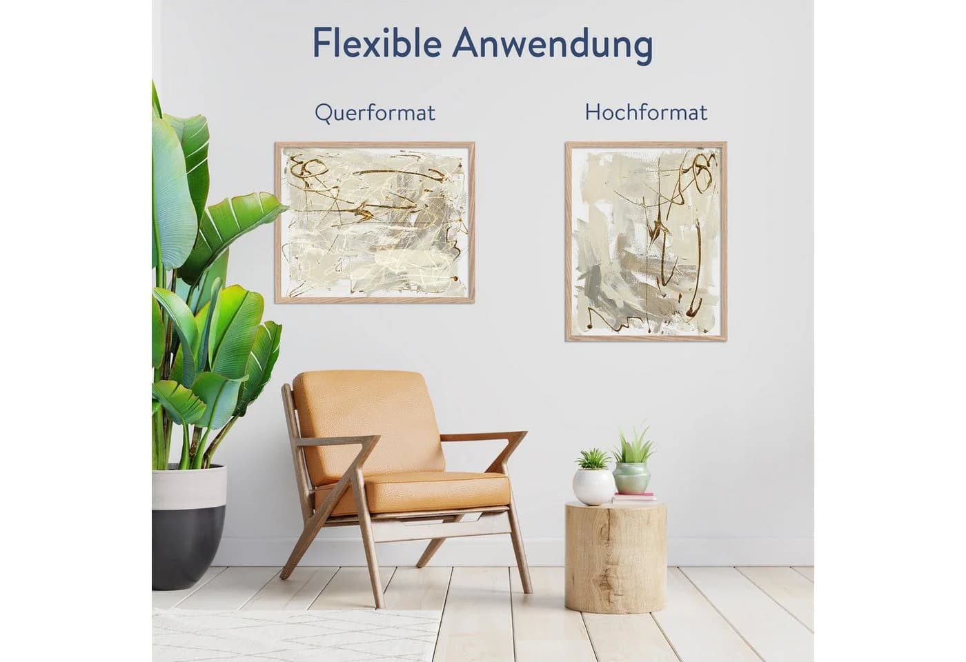 WANDStyle Bilderrahmen H950 Eiche 50x70 cm Modern - Bild 4
