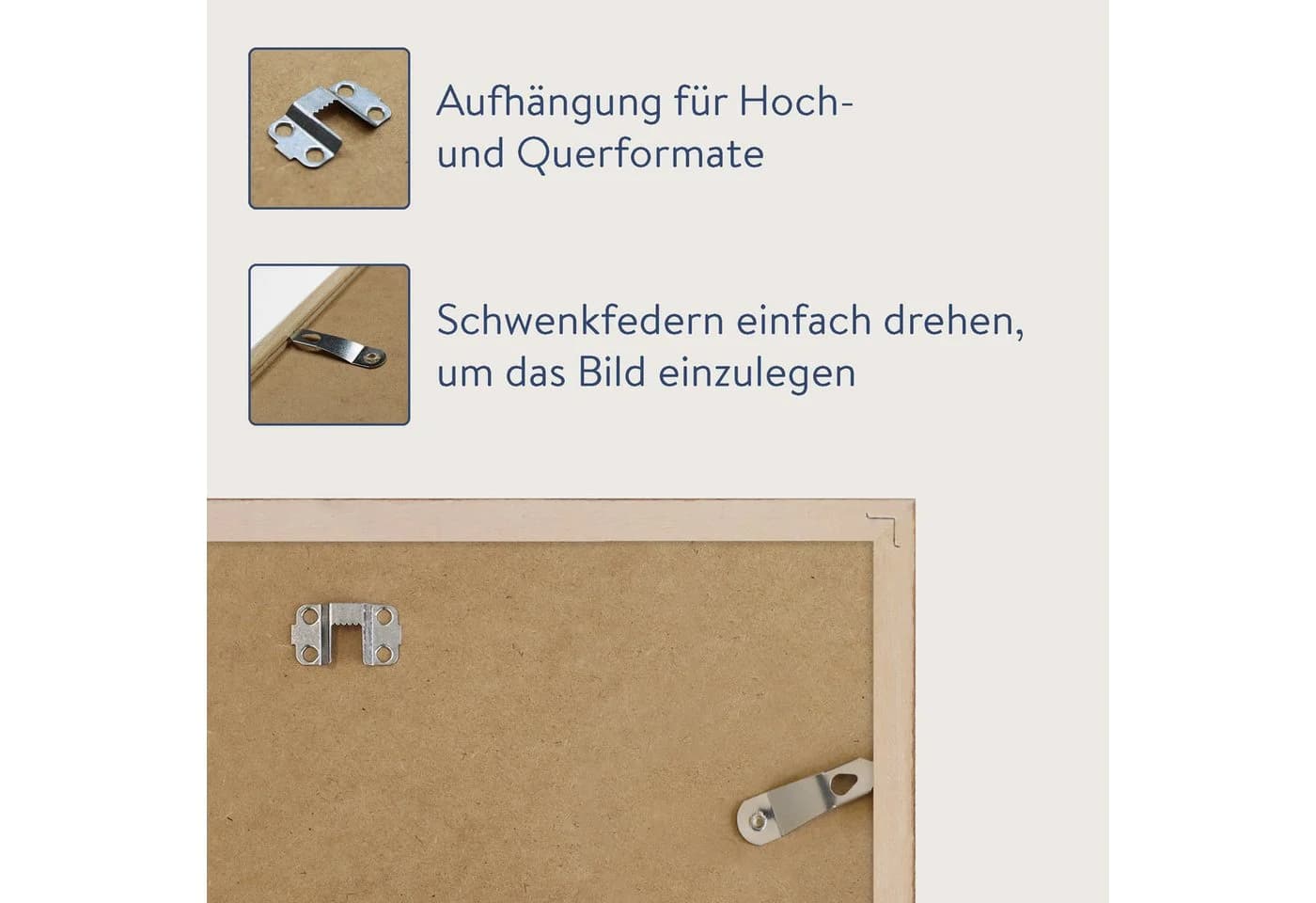 WANDStyle Bilderrahmen H950 Eiche 50x70 cm Modern - Bild 5