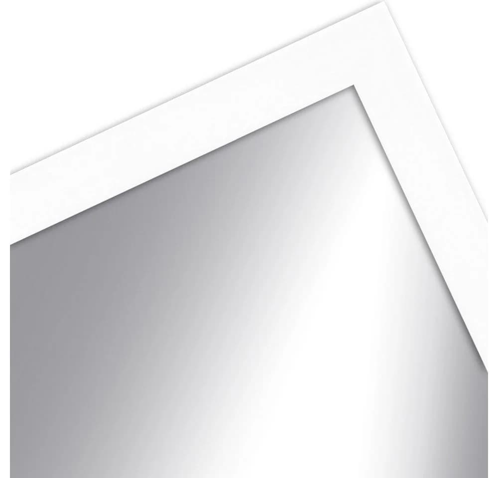 WANDStyle Wandspiegel H960 Weiß Massivholz Modern