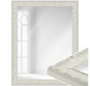 WANDStyle Wandspiegel E033 Weiß Massivholz Barock Stil Bild 2