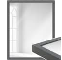 WANDStyle Wandspiegel H960 Grau Massivholz Modern Bild 2