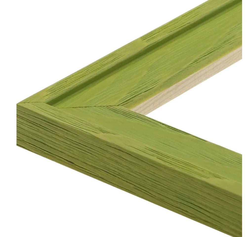 WANDStyle Bilderrahmen H120 Grün Massivholz Klassisch - Bild 3