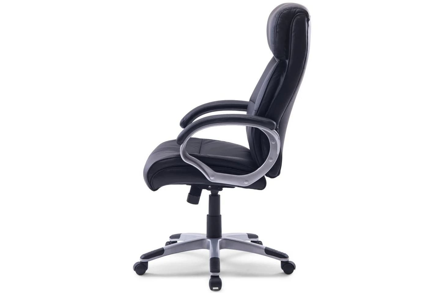 Midori Chefsessel Schwarz Kunstleder XXL Bürodrehstuhl mit Wippmechanik - Bild 4