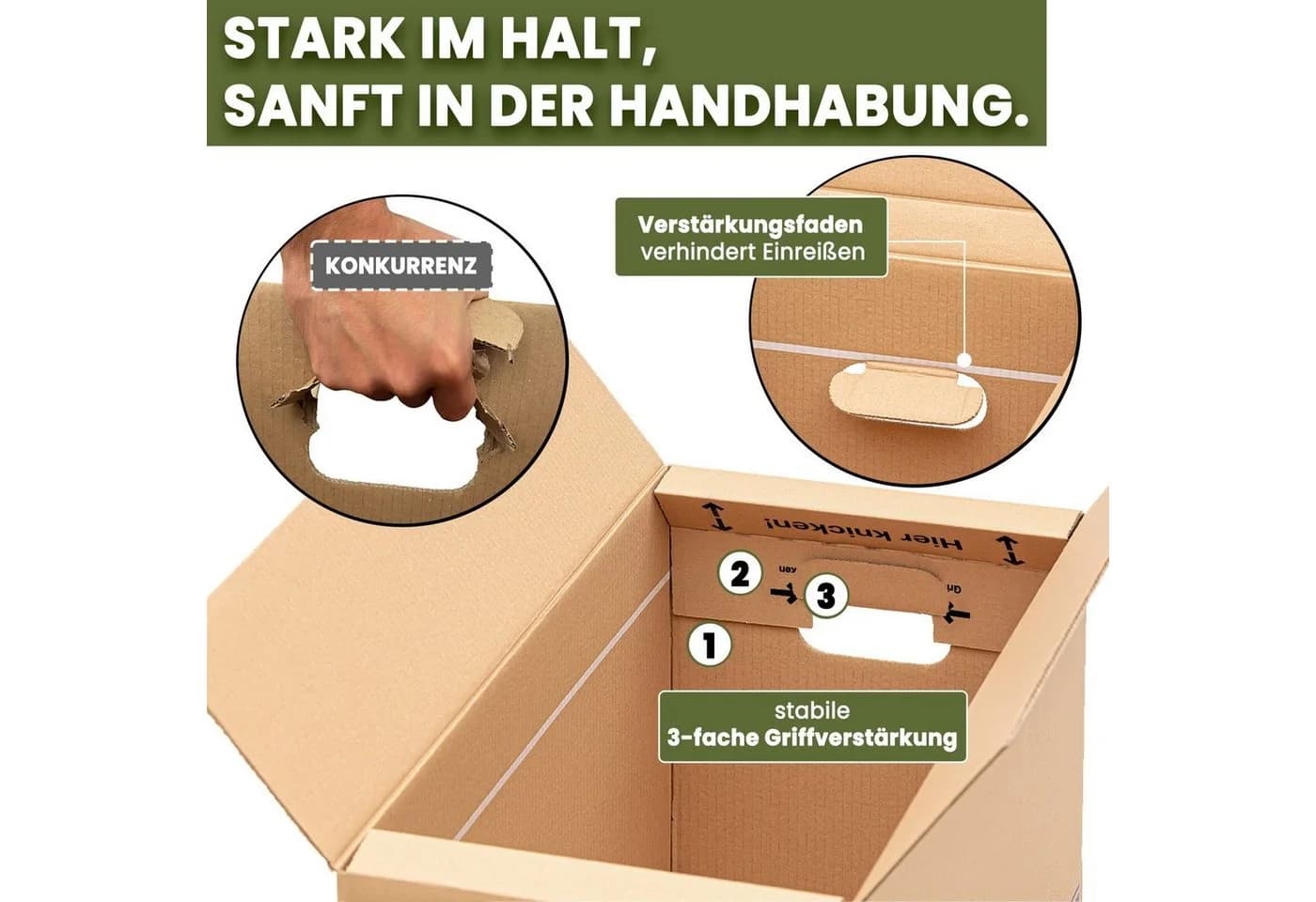 KK Verpackungen Umzugskartons 50er-Set Braun - Bild 4