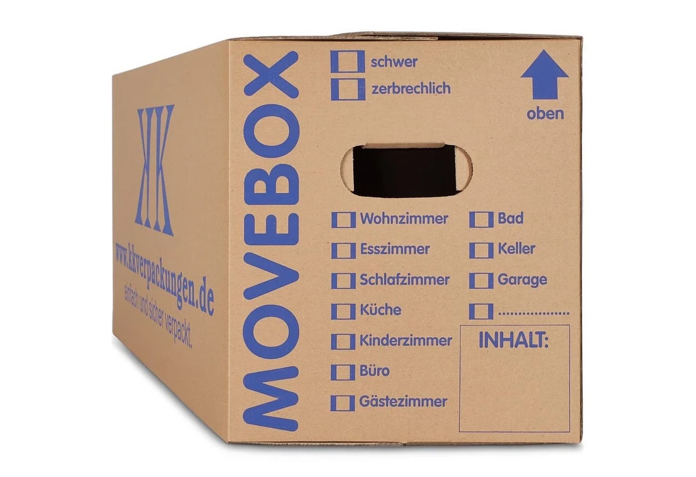 KK Verpackungen Movebox Umzugskarton 25er Set Braun 2-wellig - Bild 2